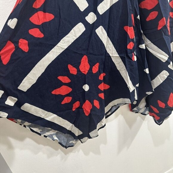 Desigual Flowy Abstract Wide Leg Cropped Multicolored Pants Sz 24 NWT 61P26M8 - Picture 3 of 13